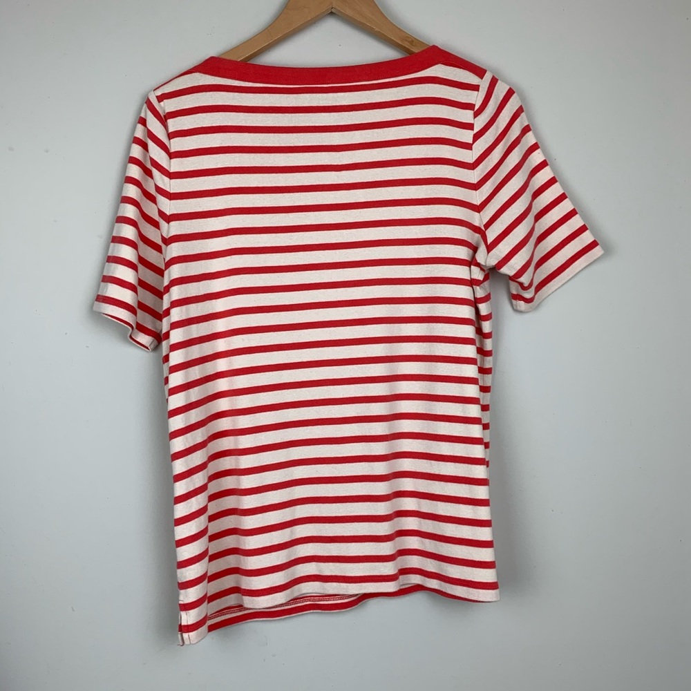 🚫SOLD🚫Talbots Petite Stripe Stretch Tee A12-918 - Picture 7 of 8